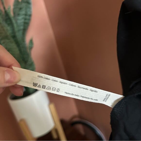 Free People Not So Sweet Mini Dress Halter Apron Ruffle Trim Low Back Black‎ XS - Picture 9 of 9